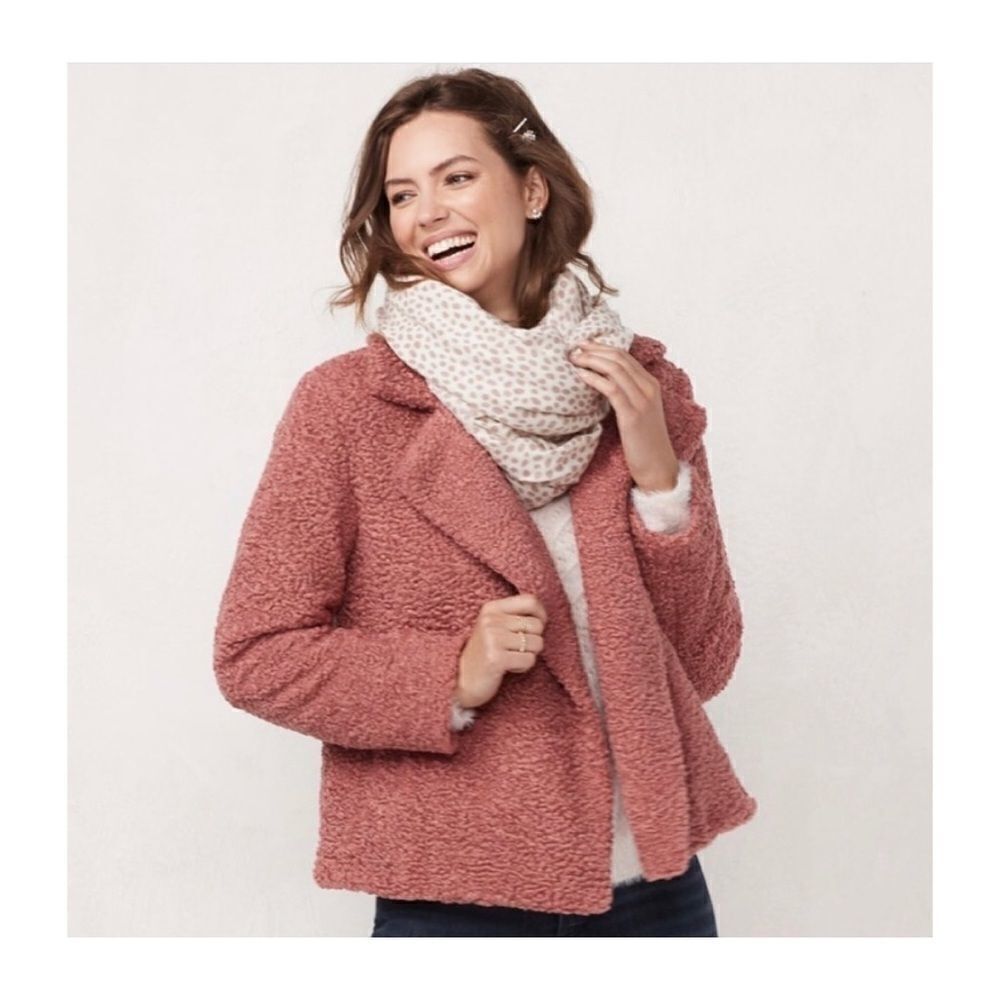 LC | Lauren Conrad Fuzzy Teddy Jacket | XS